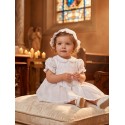VESTIDO BORDINO NIÑA REF 5847 BLANCO