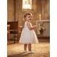 VESTIDO BABY NIÑA REF 1948 BLANCO