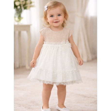 VESTIDO TULL REF 1819 CRUDO