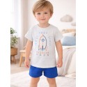 PIJAMA NIÑO ESTAMPADO DE COHETE ESPACIAL LOSAN REF 015-P003AL