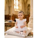 VESTIDO OJALILLO REF 501-24010 BLANCO