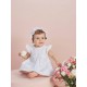 BORDINO VESTIDO REF 5765 BLANCO
