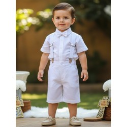 CONJUNTO NIÑO BAUTIZO REF 978 BLANCO
