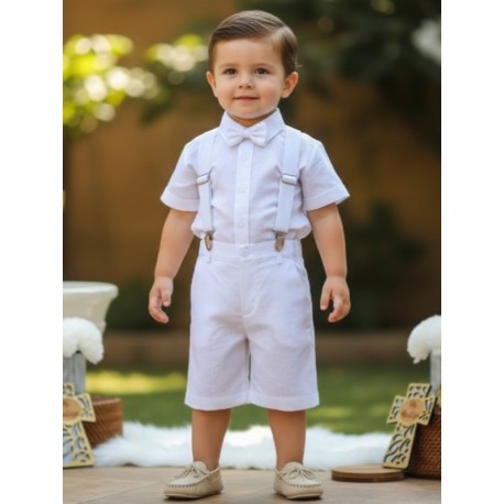 CONJUNTO NIÑO BAUTIZO REF 978 BLANCO