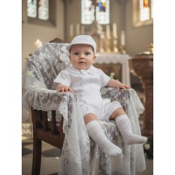 BORDINO CONJUNTO NIÑO BABY REF 1081 BLANCO