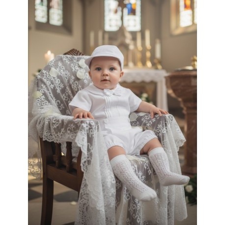 BORDINO CONJUNTO NIÑO BABY REF 1081 BLANCO