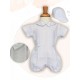 BORDINO CONJUNTO NIÑO BABY REF 1081 BLANCO