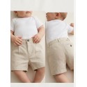 BERMUDA LINO BABY NIÑO REF 1284 BEIGE