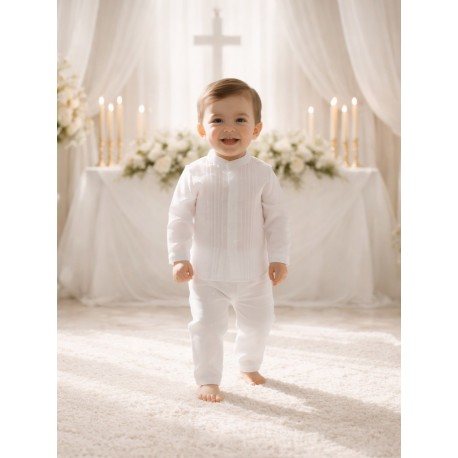 CONJUNTO NIÑO REF 1451 BLANCO