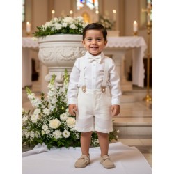 CONJUNTO BORDINO NIÑO REF 1283 CRUDO