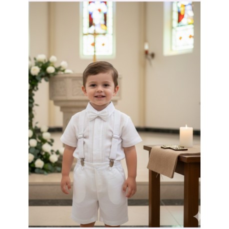 BORDINO CONJUNTO NIÑO REF 925 BLANCO