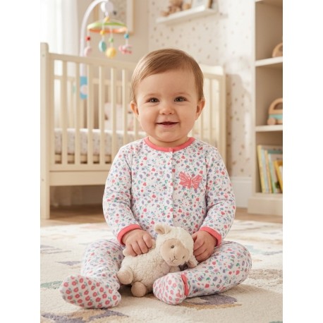 PIJAMA NIÑA ESTAMPADO DE FLORES LOSAN REF 018-P002AL