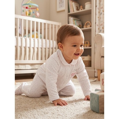 PIJAMA BLANCA NIÑA BABY LOSAN 01W-P002AL