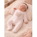 PIJAMA A RAYAS ROSADA RECIEN NACIDA MAYORAL REF 2668