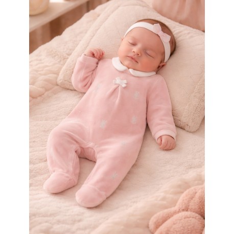 PIJAMA LAZO ROSADA RECIÉN NACIDA MAYORAL REF 2665