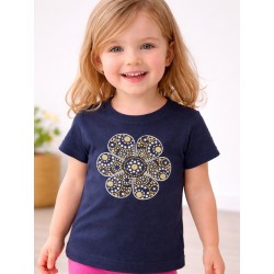 CAMISETA BASICA MARINO NIÑA BABY MAYORAL REF 105