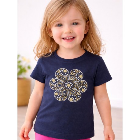 CAMISETA BASICA MARINO NIÑA BABY MAYORAL REF 105