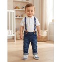 JEAN CON CARGADERAS REF 227-6010AL DENIM