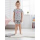 PIJAMA JUNIOR NIÑA REF 21G-P002AL GRIS