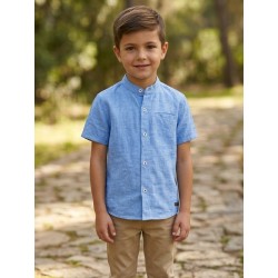 CAMISA MINI NIÑO REF 215-3791 AZUL