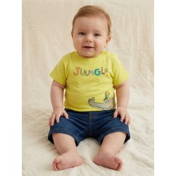 LOSAN CAMISETA BABY NIÑO REF 217-1013AL VERDE LIMA