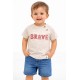 CAMISETA ZIPPY NIÑO REF 217-1929ZT BEIGE