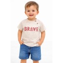 CAMISETA ZIPPY NIÑO REF 217-1929ZT BEIGE