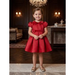 VESTIDO TAFETAN REF 2944 ROJO