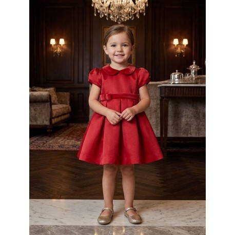 VESTIDO TAFETAN REF 2944 ROJO