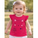 CAMISETA GATITO BABY NIÑA LOSAN REF 118-1201