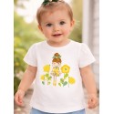 CAMISETA BABY NIÑA REF 1005 BLANCO-MIMOSA