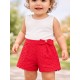 SHORT BABY NIÑA REF 1270 ROJO