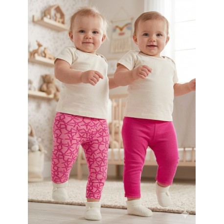 PAQX 2 LEGGINS ZIPPY REF 23006 FUCSIA