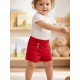 SHORT SATEN BABY NIÑA REF 1269 ROJO