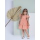VESTIDO MILON NIÑA REF 15016 NARANJA