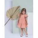 VESTIDO MILON NIÑA REF 15016 NARANJA
