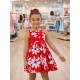 VESTIDO MINI NIÑA REF 3917 ROJO