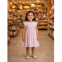 VESTIDO BORDINO NIÑA REF 5943 ROSADO