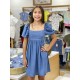 VESTIDO JUNIOR DENIM REF 21G-7001 DENIM