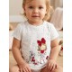 CAMISETA NIÑA REF 1004 BLANCO-ROJO
