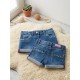 SHORT BABY NIÑA DENIM LOSAN 018-6002AL