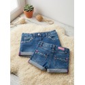 SHORT BABY NIÑA DENIM LOSAN 018-6002AL