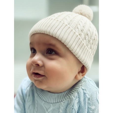 GORRO EN HILO REF 081CRUDO