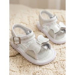 SANDALIA NIÑA REF 203 PLATA