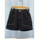 SHORT NIÑA REF 8979 NEGRO