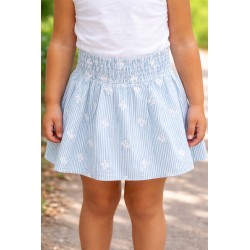 FALDA ZIPPY REF 23010 RAYAS CELESTE