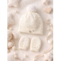 SET GORRO Y MANOPLAS MAYORAL REF 9435 CRUDO