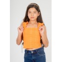 BLUSA NIÑA REF 3142 NARANJA