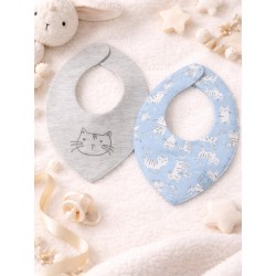 PACK DE BABEROS AZUL LOSAN REF 11V-A001AL