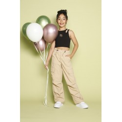 CROP TOP NIÑA REF 6265 NEGRO